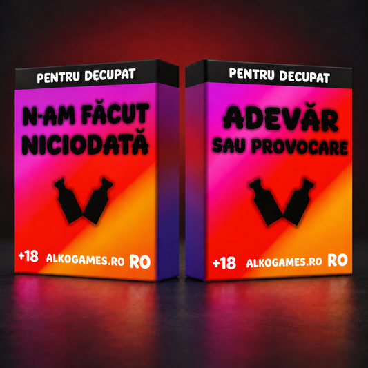 Set "Adevăr Sau Provocare" + "N-am Făcut Niciodată" (Pentru Decupat)